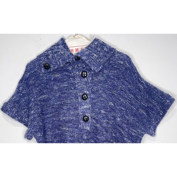 Relativity Wool Blend Tunic Sweater Short Sleeve Size L - Picture 2 of 8